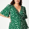 Curve Abstract Tie Wrap Top