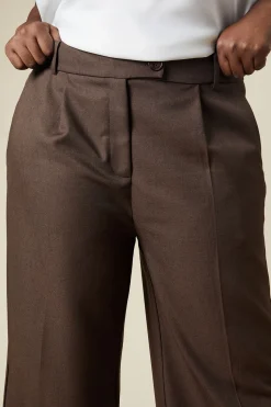 Curve High Waist Wide Leg Trouser