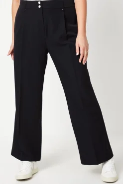 Curve Smart Wide Leg Trousers