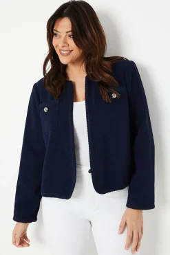 Curve Trim Detail Jacket