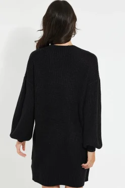 Curve 'Adeline' V Neck Knitted Jumper Dress