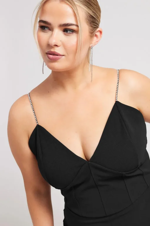 Diamante Corset Jumpsuit