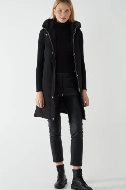 Diamond Quilted Longline Vest