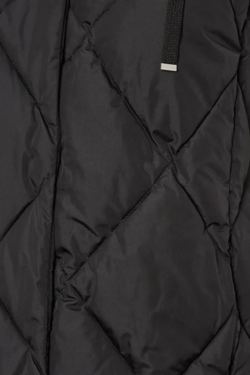 Diamond Quilted Midi Gilet