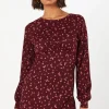 Ditsy Floral Frill Hem Mini Dress