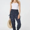 Ditsy Floral High Waist Harem Pants