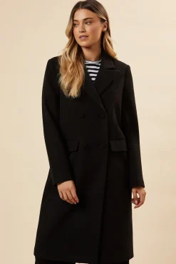 Double Breasted Midi Coat