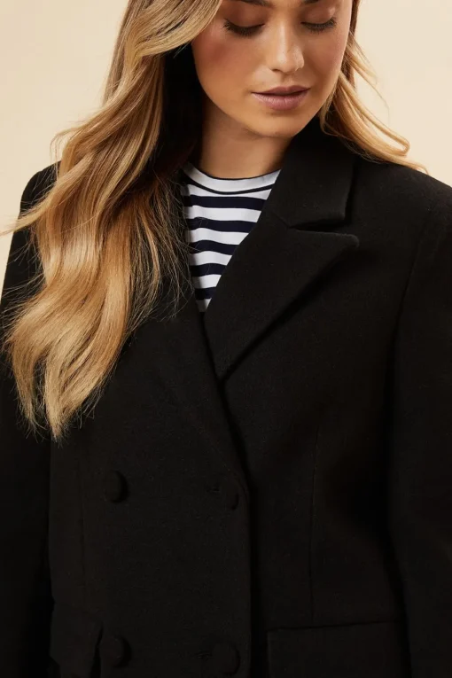 Double Breasted Midi Coat