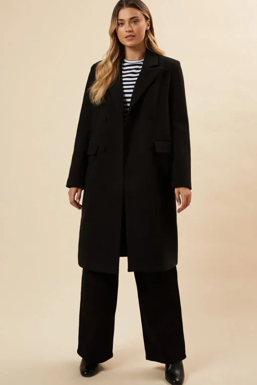 Double Breasted Midi Coat