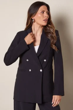 Double Breasted Military Blazer
