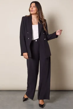 Double Breasted Military Blazer