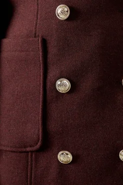 Double Breasted Military Coat
