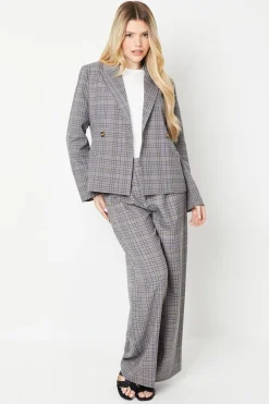 Double Breasted Short Blazer