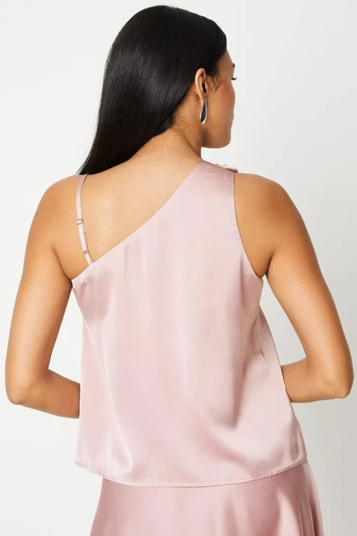 Drape Satin Wrap Skirt