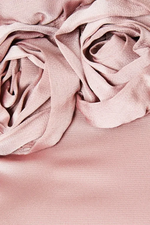 Drape Satin Wrap Skirt