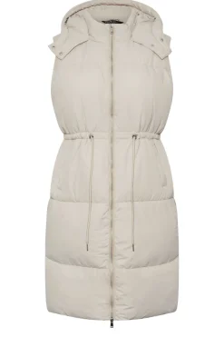 Drawcord Panelled Gilet