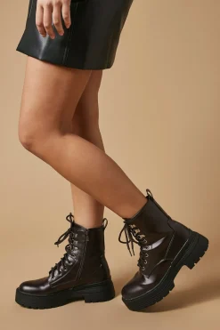 Effie Chunky Lace Up Ankle Boot