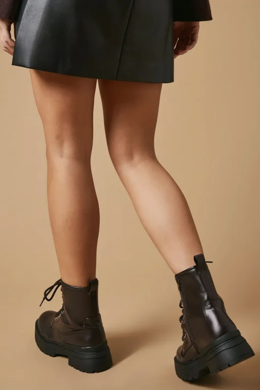 Effie Chunky Lace Up Ankle Boot