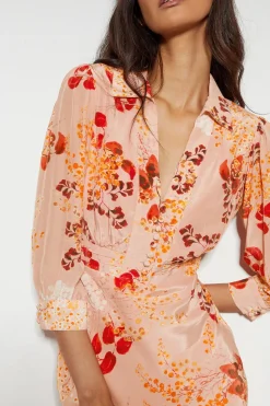 Elise Shirt Dress Pink