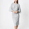 Embellished Pencil Midi Dress