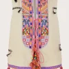 Embroidered Statement Tassel Waistcoat