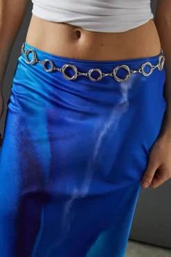 Engraved Interlinked Chain Belt