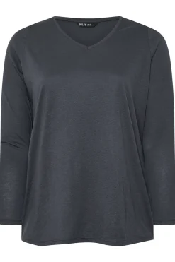 Essential Long Sleeve V-Neck Top