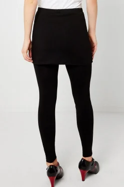 Essentials Super Soft Organic Cotton Skinny Fit Skirted 2 in 1 Leggings