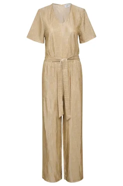 Evy Short Sleeve V-neck Jumpsuit-