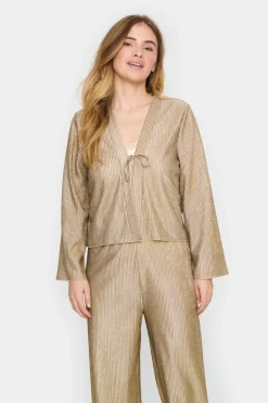 Evy Tie Front Casual Fit Bolero-