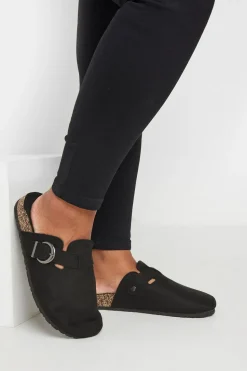 Extra Wide Fit Faux Suede Clogs