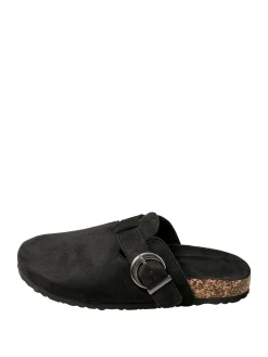 Extra Wide Fit Faux Suede Clogs