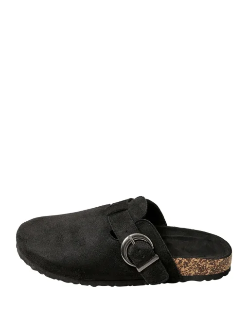Extra Wide Fit Faux Suede Clogs
