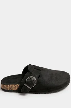 Extra Wide Fit Faux Suede Clogs