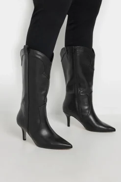 Extra Wide Fit Heeled Cowboy Boots