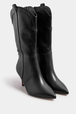 Extra Wide Fit Heeled Cowboy Boots