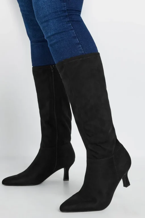 Extra Wide Fit Knee High Point Boots