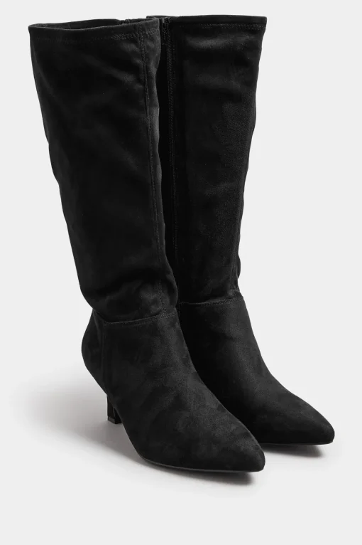 Extra Wide Fit Knee High Point Boots