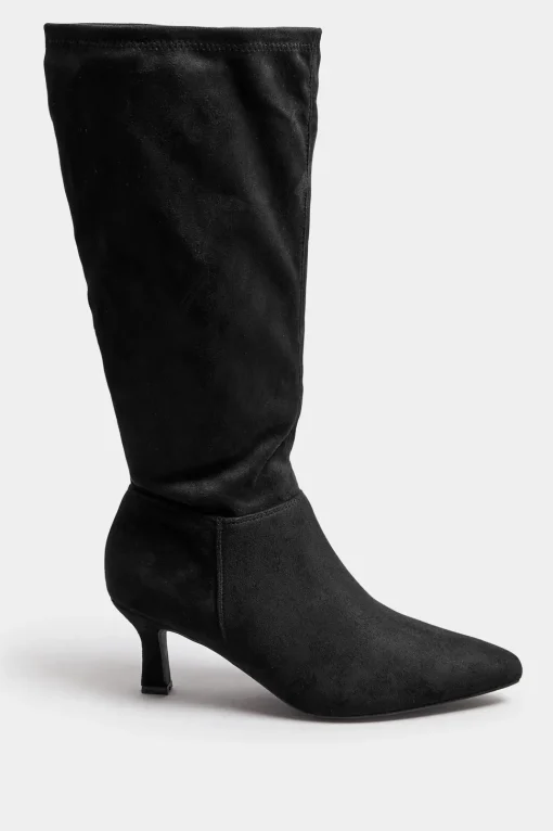 Extra Wide Fit Knee High Point Boots