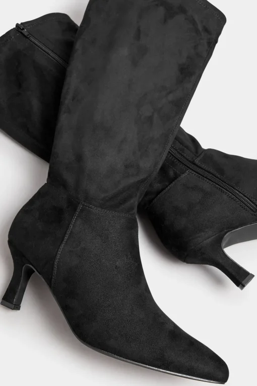 Extra Wide Fit Knee High Point Boots