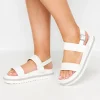 Extra Wide Fit Sparkle Flatform Sandals
