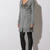 Eyelet Detail Zip Cardigan