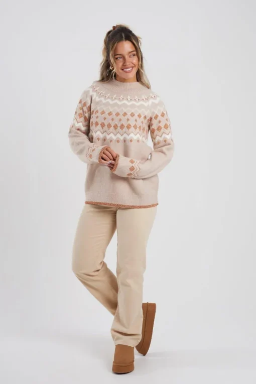Fairisle Turtleneck Jumper