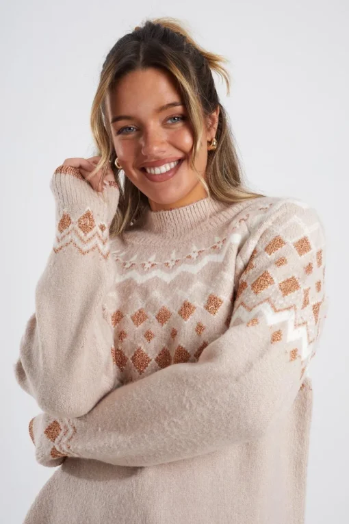 Fairisle Turtleneck Jumper