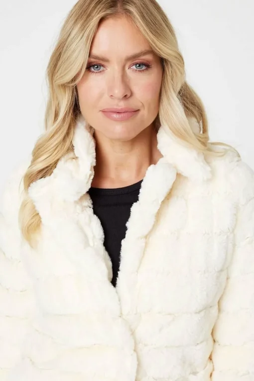 Faux Fur Cropped Jacket