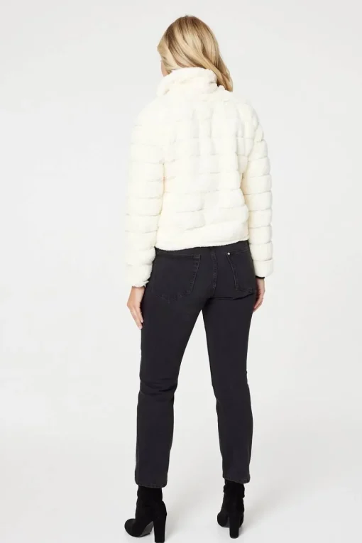 Faux Fur Cropped Jacket
