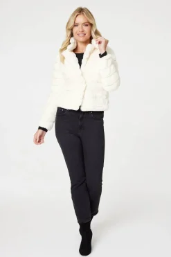 Faux Fur Cropped Jacket