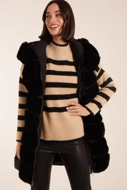 Faux Fur Detail Gilet