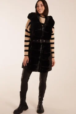 Faux Fur Detail Gilet