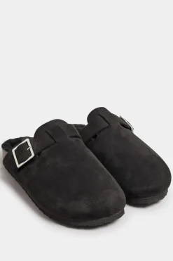 Faux Fur Lined Clogs In Extra Wide Fit